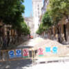 Las obras en la calle Mateos Gagos provocan el cierre de bares y comercios.