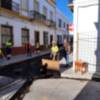 Asfaltado uno de los tramos de la calle Larga rehabilitados con el Profea