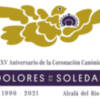 La Paloma del manto de la Virgen eje central del logotipo del aniversario de la Coronación. 