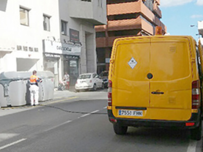 Los ayuntamientos son responsables de la desinfección de las calles y parques.