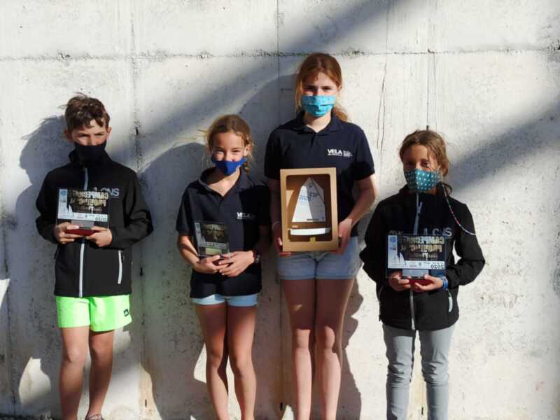 Éxito del Club Náutico en el Provincial de Sevilla y Cádiz clase Optimist