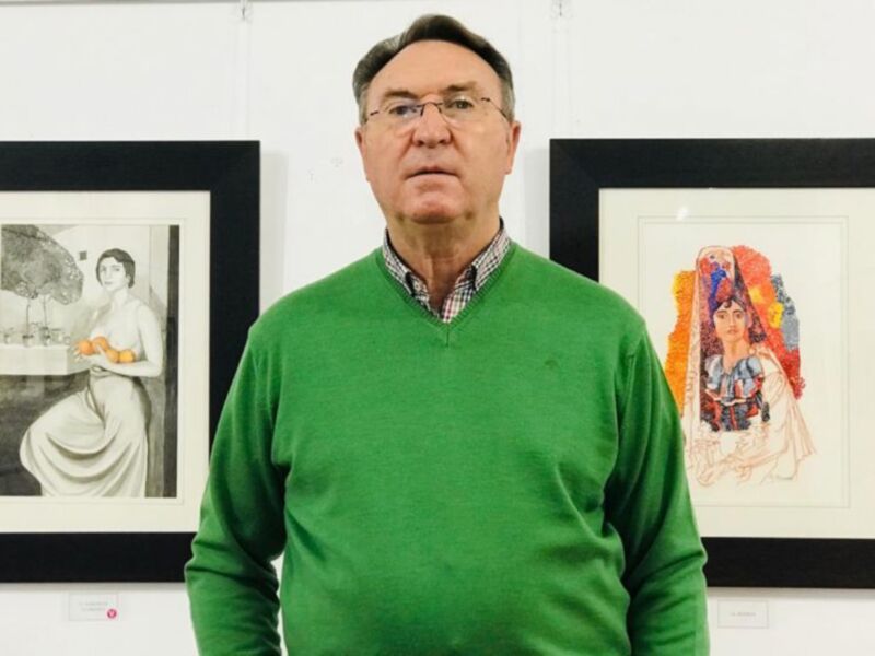 Manuel Miranda regresa a la sala de El Chusco-Casa Manolo con la exposición ‘Mezcla’ y una apuesta por la combinación de técnicas