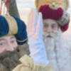 Los Reyes Magos surcaron el cielo de Sevilla en globo aerostático