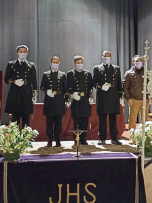 Homenaje al Hermano de la Hermandad de Jesús Nazareno de Alcalá del Río Jorge López Resa,