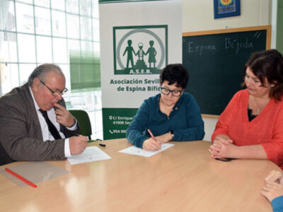 El Ateneo de Triana, firma un Convenio de colaboración Cultural con la Asociación de la Espina Bífida 
