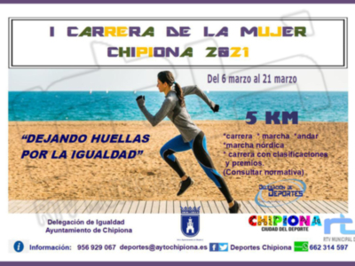 185 inscritos en la I Carrera de la Mujer de Chipiona que cierra inscripciones este viernes