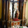 Eucaristía en el altar de la Asociación de Fieles Cristo del Buen Fin en Alcalá del Río