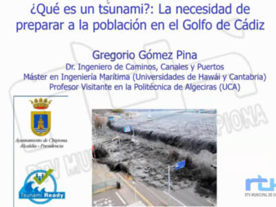 Celebrada la primera conferencia virtual TsunamiReady Chipiona sobre la prevención de maremotos en la costa de Cádiz
