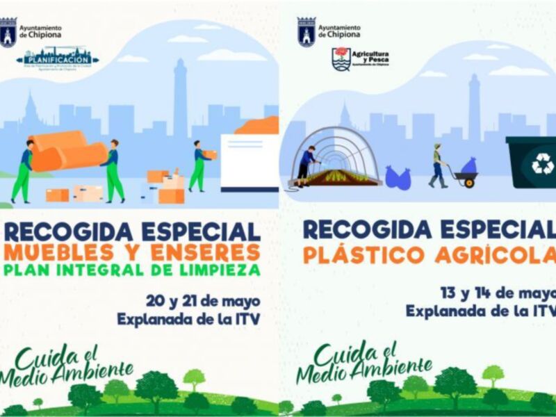 Laura Román anuncia dos recogidas especiales de plásticos agrícolas y muebles y enseres en el explanada de la ITV en las próximas semanas