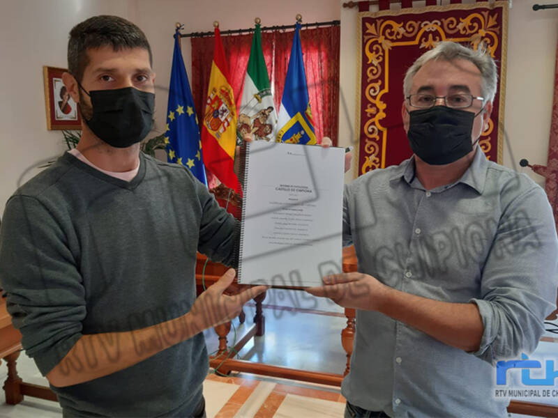 Pepe Mellado y Tano Guzmán detallan un plan de rehabilitación del Castillo que se desarrollará durante un año en varias fases