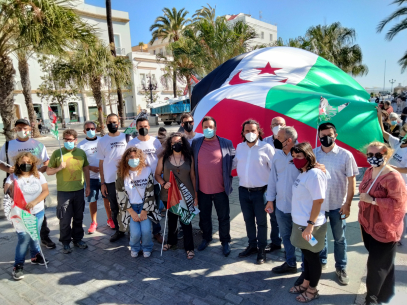 IU respalda la Marcha Saharaui que ha partido hoy desde Cádiz y reivindica al Gobierno español que salde la deuda con el “pueblo hermano”
