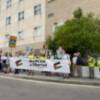 Marcha por la Libertad del Pueblo Saharaui. Etapa 4. Jerez- Trebujena 23 de mayo.