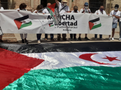 Marcha por la Libertad del Pueblo Saharaui. Etapa 15.- Villafranca- Montoro 3 de Junio