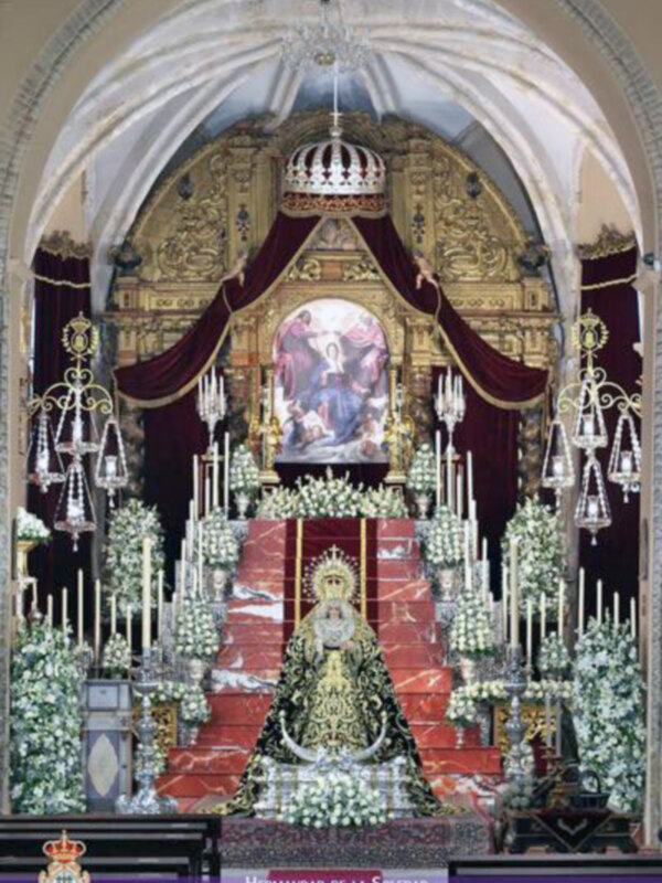 Veneración a la Madre del Cristo en su Misericordia en Alcalá del Río
