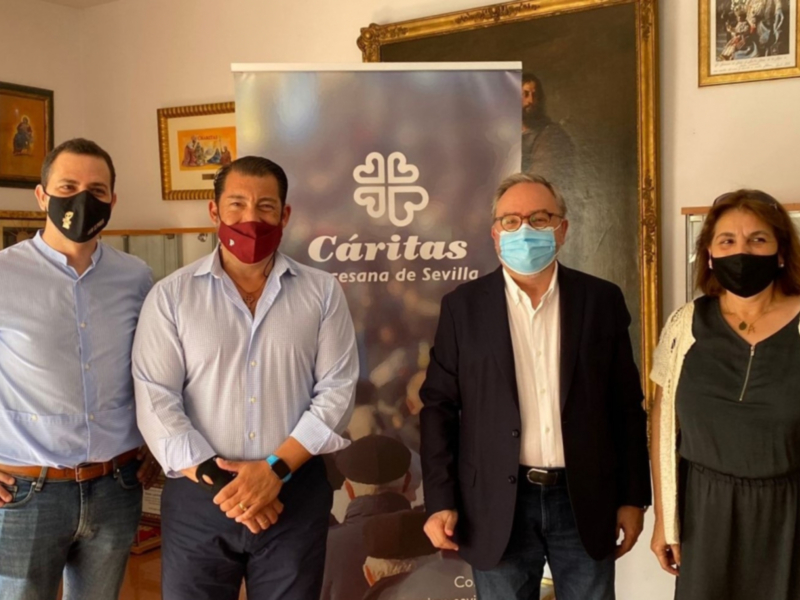 Ediciones Alfar y Cáritas Diocesana de Sevilla firman un acuerdo de colaboración