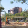 La avenida Tomás Alva Edison afectada por obras municipales.