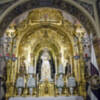Dolorosa de blanco la Soledad de San Lorenzo de Sevilla.