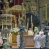 Primer día de la tradicional novena a la Virgen de los Reyes.