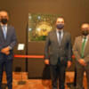Exposición de los estrenos del L Aniversario de Coronación de la Virgen de las Angustias de Alcalá del Río en el Mercantil.
