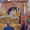 La procesión de la Pastora de Santa Marina de la Calle Amparo es la primera con costaleros que sale a las calles de Sevilla