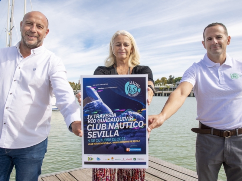 IV Travesía del Guadalquivir Club Náutico Sevilla Brazadas Solidarias