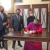 Solemne misa estacional por el Nuncio Apostólico de su Santidad en la Hermandad de la Antigua Vera-cruz de Alcalá del Río