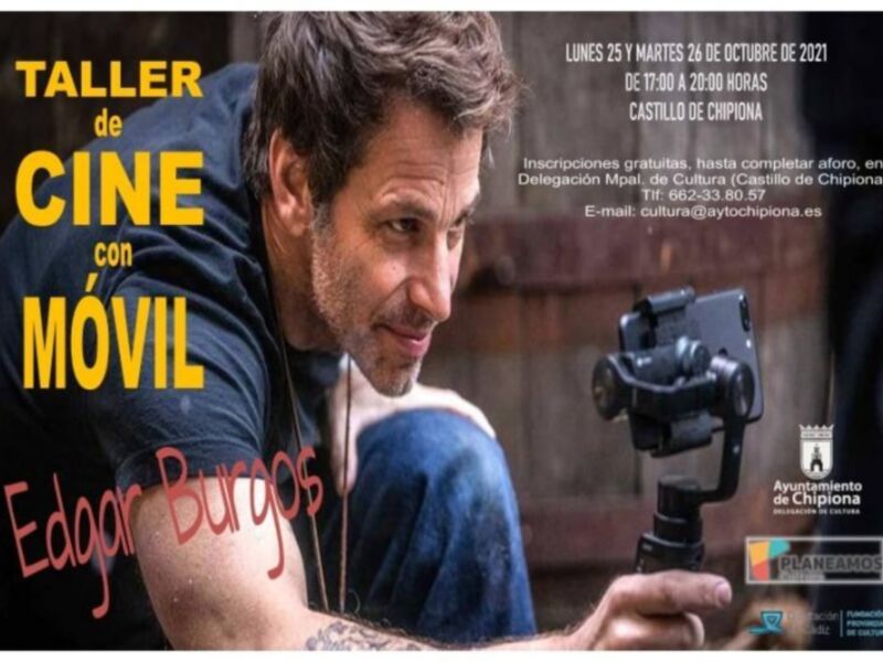La Delegación de Cultura del Ayuntamiento de Chipiona organiza un taller de cine con móvil para la próxima semana