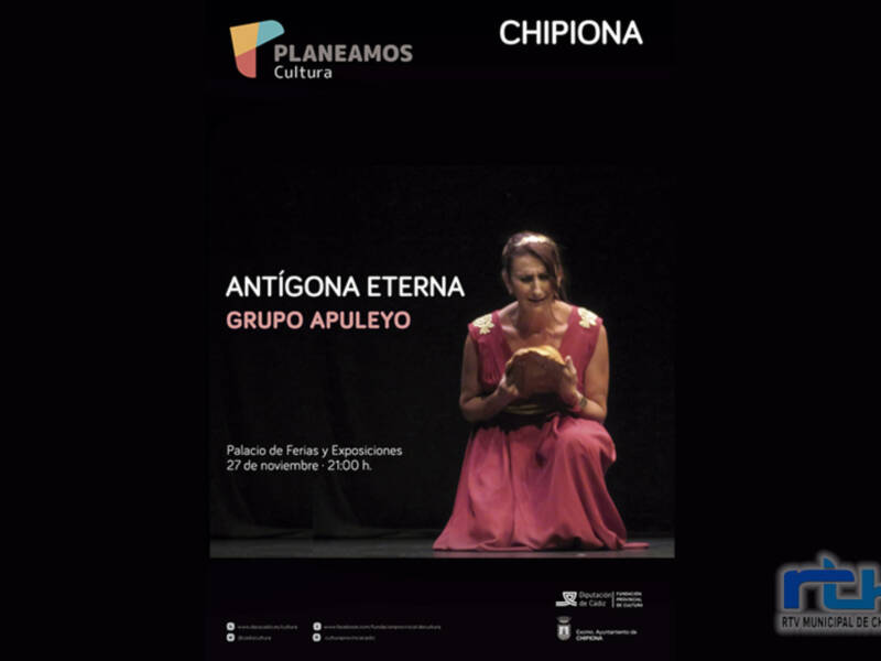 La Delegación de Cultura finaliza la programación de otoño con la representación teatral del mito de Antígona ‘Antígona Eterna’ 