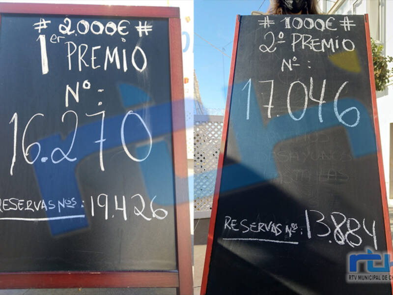 Acitur y Centro Comercial Abierto ha sorteado hoy los dos premios de 2.000 y 1.000 euros de su campaña de Navidad