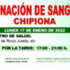 Llamamiento a una donación colectiva de sangre en Chipiona el lunes 17 de enero debido a las bajas reservas