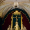 Altar efímero en la Novena en Honor a la Virgen de Las Angustias Coronada de Alcalá del Río 