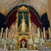 Altar y de la Solemne Novena a la Santísima Virgen de las Angustias Coronada de la localidad Ilipense.