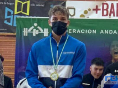 El halterofilista Miguel Ángel Chamorro se proclama subcampeón de Andalucía Junior