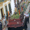 El Vienes Santo en Alcalá del Río con sabor a despedida de la Semana Santa de la localidad ribereña.