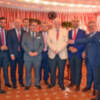 Recepción en la caseta de Ayuntamiento de Sevilla del consejo de Cofradías de Sevilla, Artesano y Hermanos Mayores en la Real Feria de Sevilla