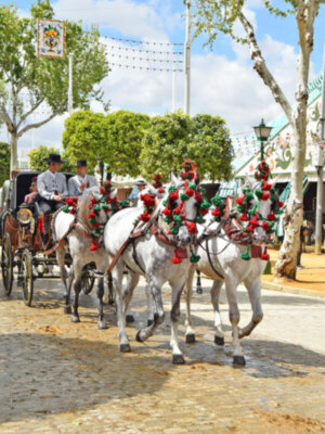 El paseo de caballo en la feria de Sevilla