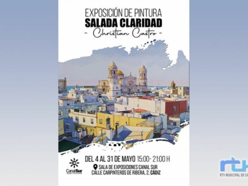 ‘Salada Claridad’, la pintura del chipionero Christian Castro se muestra durante todo el mes de mayo en Cádiz