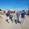 IU visita las obras de La Reyerta y recuerda que su inicio ha sido fruto de la demanda ciudadana trasladada por IU a las instituciones