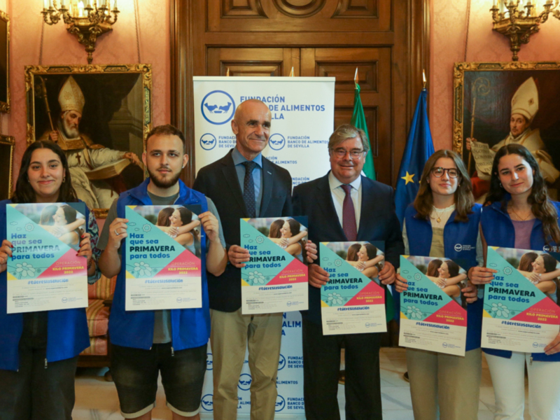 El Ayuntamiento apoya la campaña Operación Kilo Primavera 2022 de la Fundación Banco de Alimentos de Sevilla, que espera recoger 7.000 toneladas