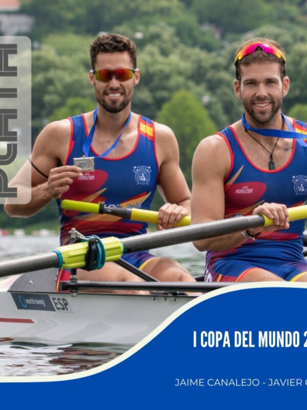 Doble podio andaluz en la Copa del Mundo de remo de Belgrado