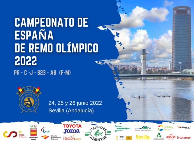 El Campeonato de España de remo olímpico y paralímpico, en La Cartuja 