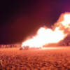 Fuego purificador y fiesta para la bienvenida al verano chipionero