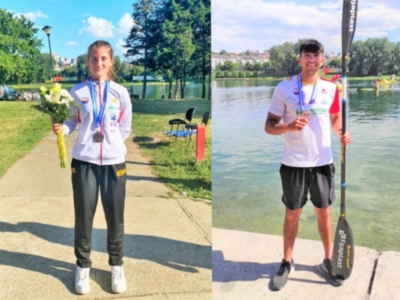 Doble título europeo júnior de piragüismo para el Club Náutico Sevilla
