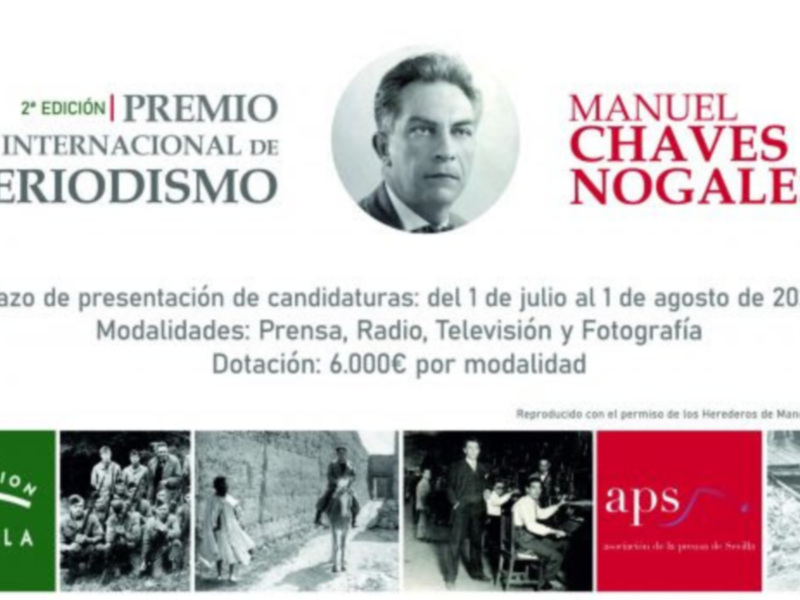 2º Premio Internacional de Periodismo 'Manuel Chaves Nogales'