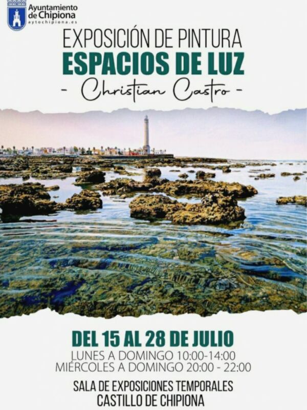 Las nuevas creaciones pictóricas de Christian Castro llenan el Castillo de ‘Espacios de luz’ 