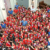 180 niños y niñas de los campamentos organizados por la  Universidad de Sevilla presentan su  V Feria Empresarial en la sede de la C.C.
