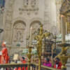 Toma de posesión del nuevo Consejo de Cofradías en la Capilla Real delante de la Patrona  de Sevilla
