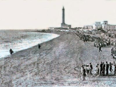 En 1911 ya se celebraban Carreras de Caballos en la Playa de Regla de Chipiona como único aliciente del verano