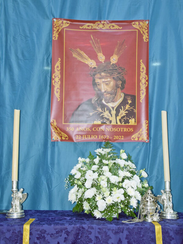 La Hermandad de Jesús de Alcalá del Río celebra el 350 Aniversario de la talla de su principal titular.