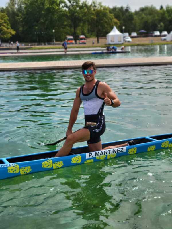 En la lucha por las medallas del Campeonato de Europa sprint de piragüismo
